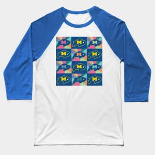 Milby Pop Art Grid Mod 2 Baseball T-Shirt